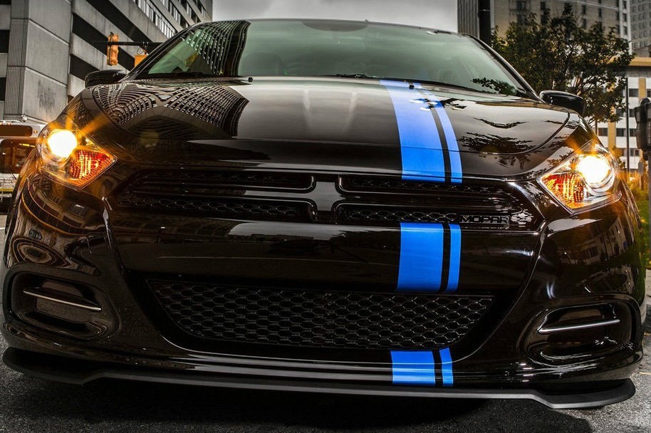 OFFSET VINYL RALLY STRIPE Fits: DODGE DART 6″ x 23′ feet Graphic Decal 3M Vinyl