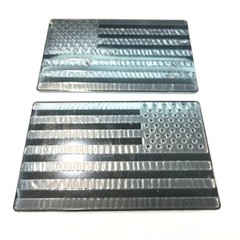 American Flag Decal 3D Aluminum Alloy Scratch Resistant For Car Body Decoration