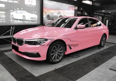 Premium Super Gloss Metallic Cherry Blossom Pink Vinyl Car Wrap Sticker Decal