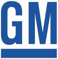 auto165 GM capitalized uppercase General Motors Logo Die Cut Vinyl Decal Sticker