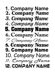 Custom Business Name Advertising Sign Vinyl Lettering Decal Sticker Sign