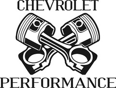 Chevrolet Performance in your choice of color 7″w x 5″h