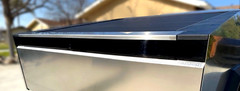 THE CYBERCAP 16ga Stainless Steel Tailgate Top Cap Tesla CYBERTRUCK Made in USA