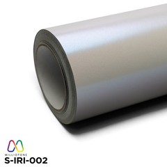 MilliotonSatin Iridescent White Blue Glitter Premium Vinyl DIY Custom Car Wrap