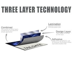 T220 MODEL Tailgate Wrap Vinyl Graphic Decal Sticker LAMINATED
