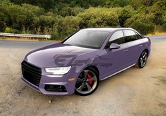 ESSMO PET Super Gloss Negroni Purple Vehicle Vinyl Wrap Decal Sheet Like Paint