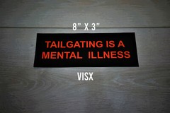 tailgating is a mental illnesss Bumper Sticker Car Funny idiot Back up