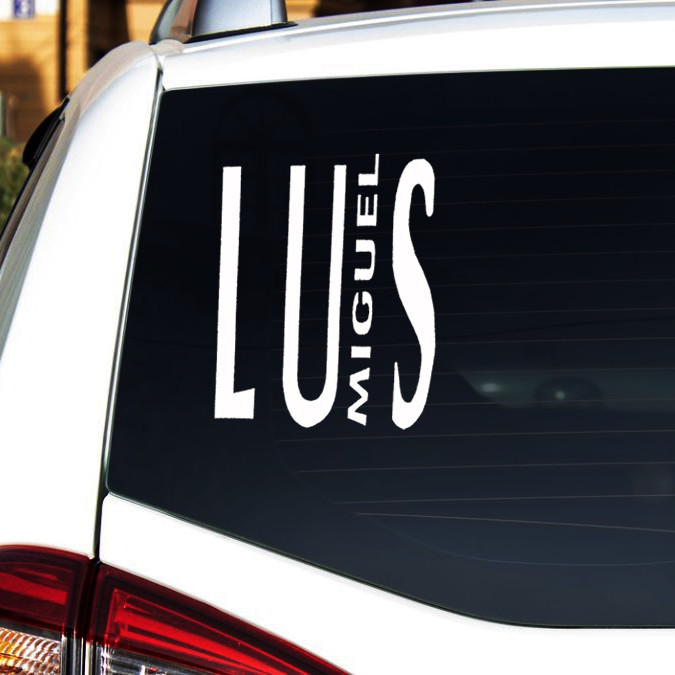 Luis Miguel Decal/Sticker, CHOOSE SIZE & COLOR, Band, Wall Art, Laptop, Tablet,