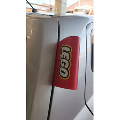 Building Block Style Car Trunk Tag Sticker 15cmx20cm Waterproof Body Decal Label