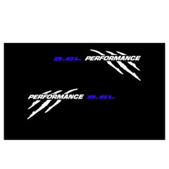 2pcs 5.6L PERFORMANCE for Nissan Titan Endurance Pro-4x Truck Hood decals emblem