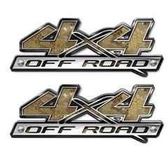 4×4 OFF ROAD Decals Truck Graphics Chameleon Camo Desert Sand 2 Pack 8″ A40BLO