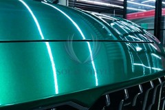 ESSMO PET Super Gloss Metallic Emerald Green Vehicle Vinyl Wrap Decal Like Paint