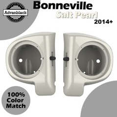 Bonneville Salt Pearl 6.5 inch Speaker Pods Lower Fairings Fits 14+ Harley
