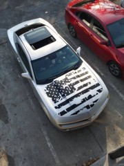 USA Flag Decal Large Vinyl Sticker – Truck Tailgate, Rear Window, Hood, Side