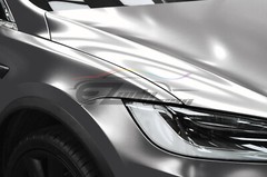 Anodized Chrome Silver Car Vinyl Wrap Sticker Decal Matte Metallic Sheet Film