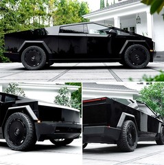 Cybertruck DIY PreCut PPF Paint Protection Kit – Gloss Black Color Change Wrap