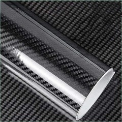 5D Carbon Fiber Black Car Vinyl Wrap Air Release Sticker Sheet Film 12″ x 60″