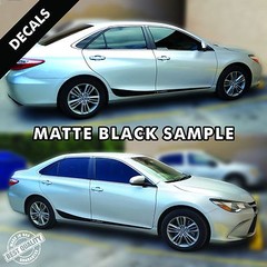Toyota Camry Pre-Cut Side Stripes Rocker Panel Decals Vinyl 2015 to 2017 |40