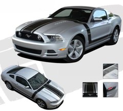 Mustang 2013-2014 BOSS 302 Side Hood Stripes Decals 3M Pro Cast Vinyl Graphics