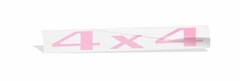 4X4 Liftgate Badge Overlay Decal for 2005-2021 Jeep Grand Cherokee