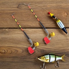 2 Count Fishing Alarm Light Sensitive Electronic Alarms Bite Indicator Bait