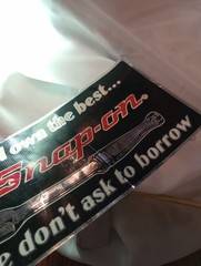 Vintage 1980s Snap-on Tools I Own the Best Foil Decal Sticker NEVER USED