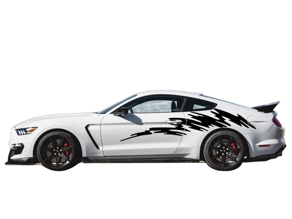 Sticker for Ford MUSTANG Flash graphics Vinyl Design Graphics Decal 2015-Present