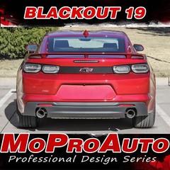 2019 Camaro Rear Decklid BLACKOUT Decal Trunk Blackout Stripe Vinyl Graphics Kit