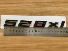 Gloss Black 3D ABS Letters Trunk 528xi Emblem Rear Badge for BMW 2017-2022 528xi