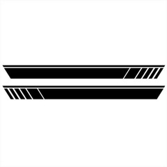 Car Side Stripes Decals Stickers Vinyl Graphics Decoration 2Pcs For Off-road