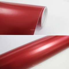 Flexible Pearl Metal Car Wrap Sticker Glitter Satin Chrome Vinyl Decal Red US