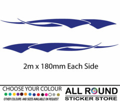 2m Vehicle Stripe , Boat RV Campervan Caravan Motorhome, truck , trailer ST01
