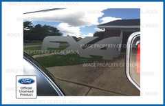 2013 Ford FX4 Off Road Decal Sticker Set – [ matte black ] blackout flat truck