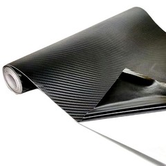 Fashion Black Carbon Fiber Decal Film, Air Channel Release, Vehicle Wrap Sticker