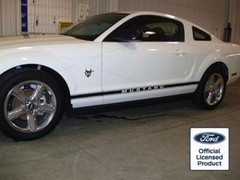 2005 – 2023 Ford Mustang Rocker Panel Door Side Stripes Stickers Both Sides RJ