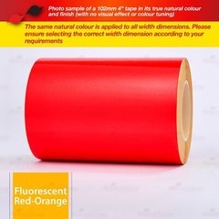 3/8″ 9mm PinStriping Stripe Styling Decal Vinyl Sticker FLUORESCENT RED-ORANGE