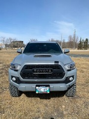 Tacoma Upper Grille 3 Racing Stripe Decals TRD Universal Grille Racing Stripes
