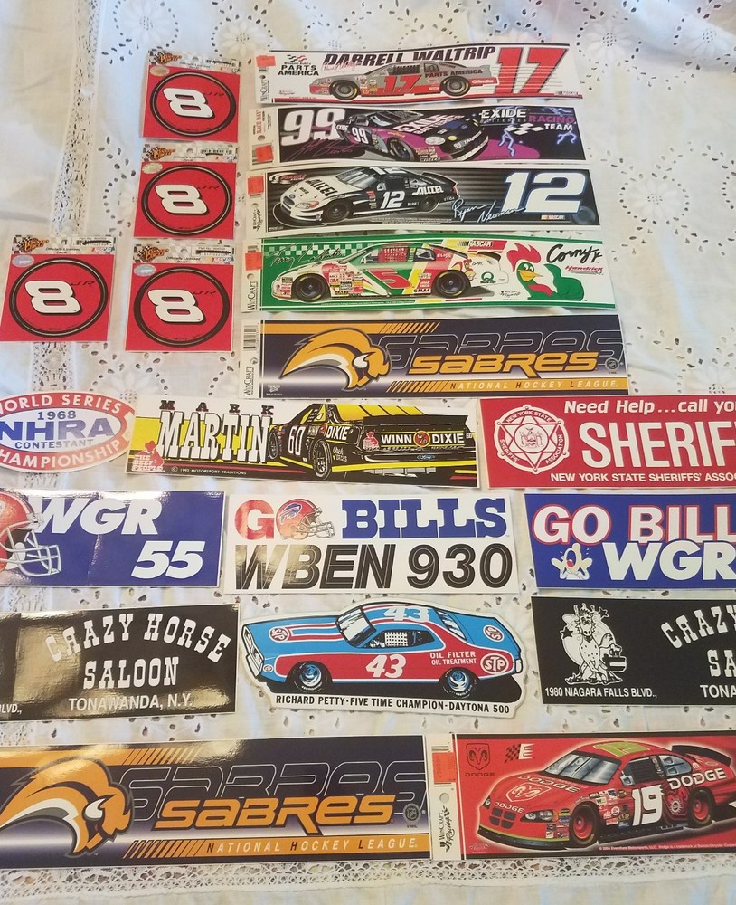 Sticker Collection Race Car Driver 8jr Martin World Series 1968 Petty Sports wow