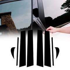 16X Door Window Pillar Post Glossy Black for Toyota Camry 2018-2021 Pre-cut Set