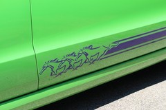 3 Horse Running Fit all Year Mustang Rocker stripes Stripe Graphics Set Decals