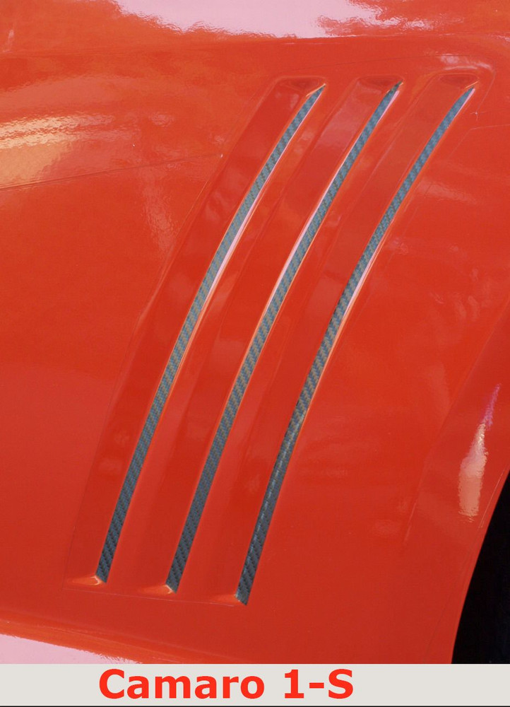 Chevy Camaro Gills Insert Vents 3M Slim Wide accent design Many Colors Chevrolet