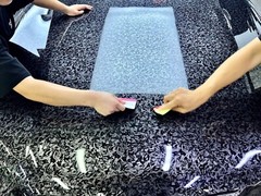 36″ x 60″ Premium Forged Black Carbon Fiber Vinyl Wrap Film High Gloss 3ft x 5ft
