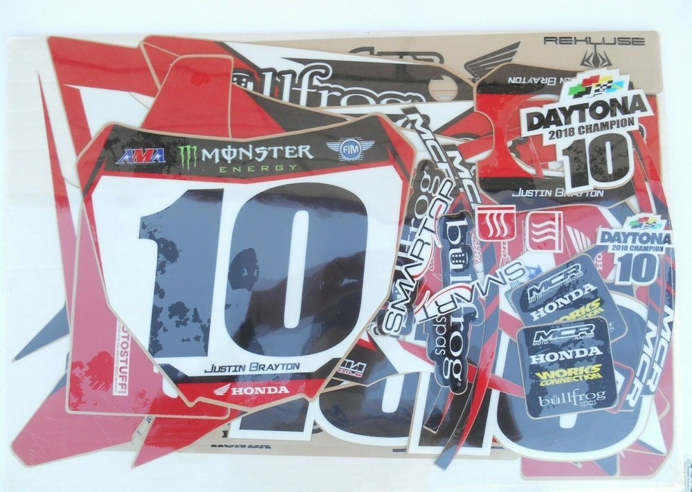 2017 2018 2019 2020 HONDA CRF450R CRF 450R CRF450 450 BRAYTON GRAPHICS DECALS