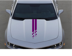 36″ Long Car Hood Decal Sticker Universal Auto Racing Body Stripe Vinyl [H1]