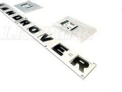 LR3 LR4 Front Hood Land Rover Name Plate Lettering in Gloss Black Finish Genuine