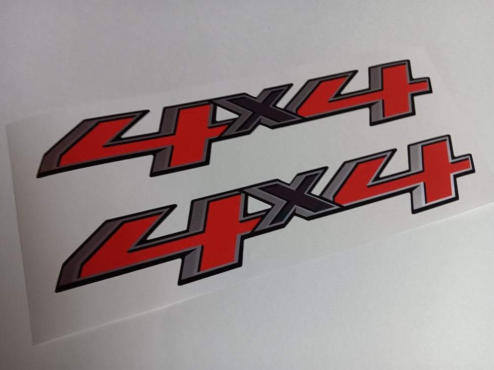 Pair 4×4 Decals fits 14-18 Chevy/GMC or other Makes TOP QUALITY