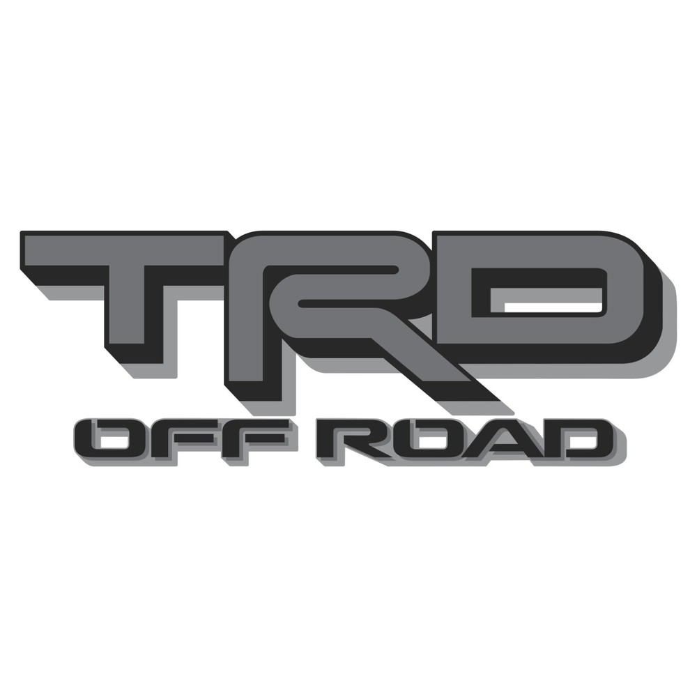 2024 Toyota Tacoma vinyl decals trd off road 4×4 stickers black, Set of 2