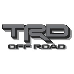2024 Toyota Tacoma vinyl decals trd off road 4×4 stickers black, Set of 2