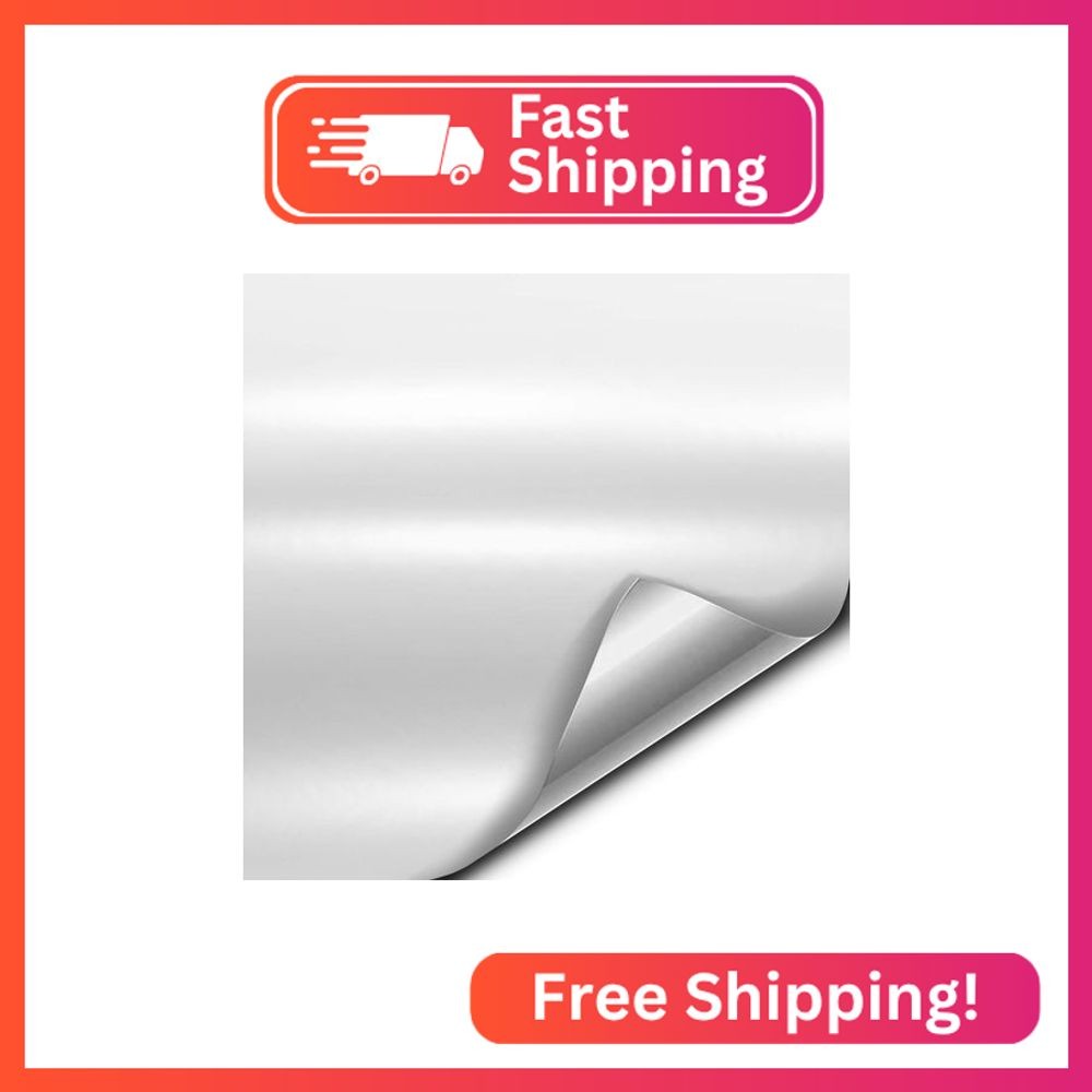 VViViD+ Satin Pearl White Vinyl Car Wrap Film (1ft x 5ft)