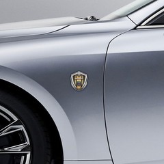 Brabus 3D metal shield emblem sticker car for fender hood
